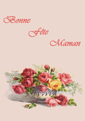 Bouquet de roses pour maman chérie